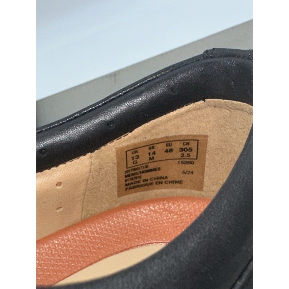 Clarks Men\'s Un Kendric Way Black Leather 26179991 Size 14 M main image 4